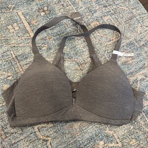 Gray Wireless Bra